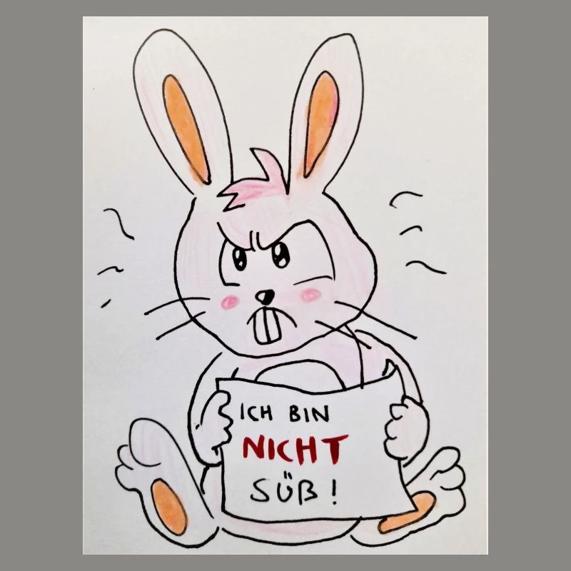 grumpy rabbit