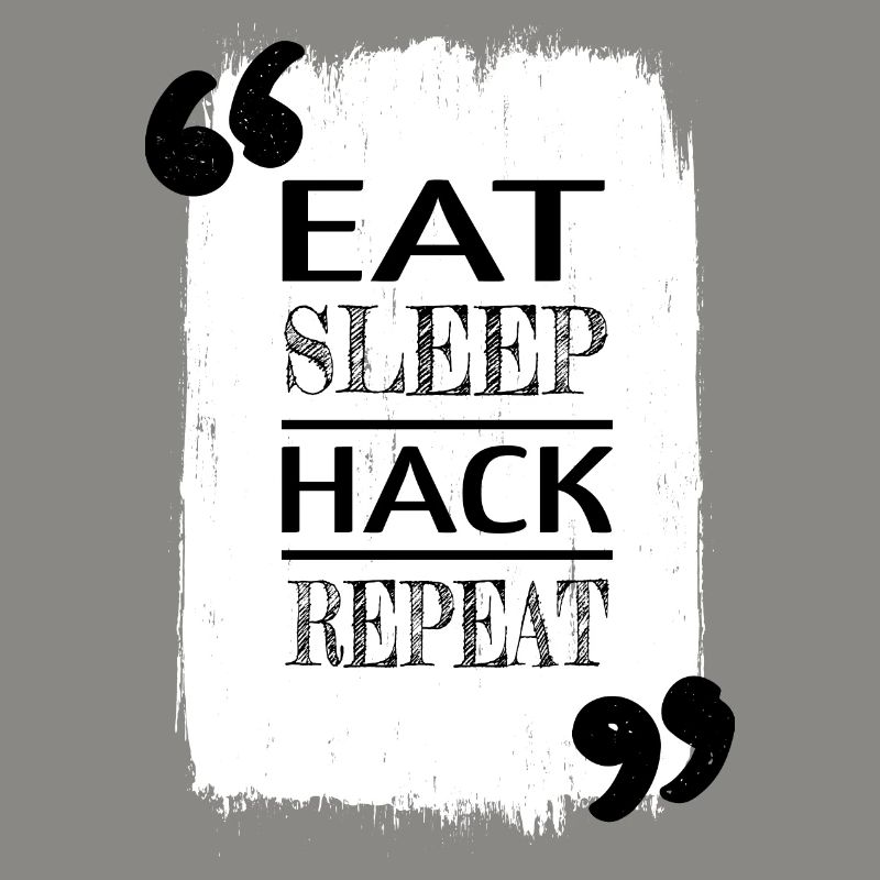 Idée cadeau Analyste Citation Heureuse Hacker Fingers