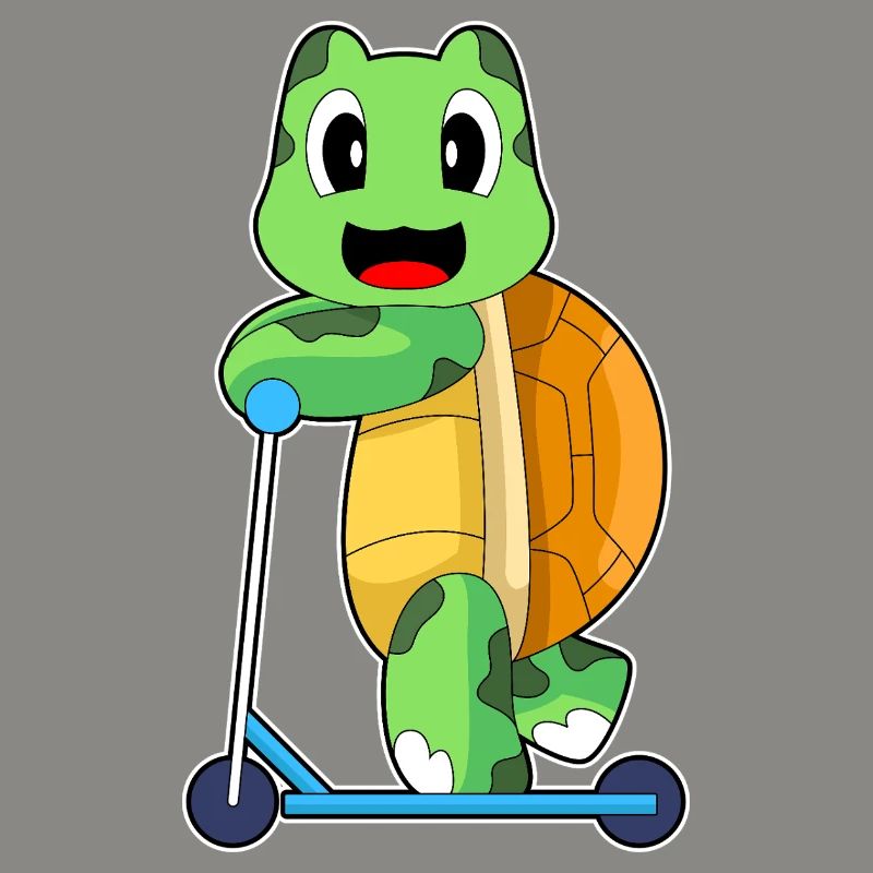 Turtle scooter