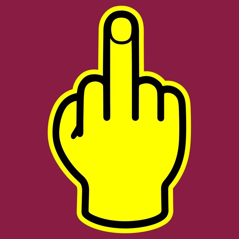 Middle Finger Hand Provocative