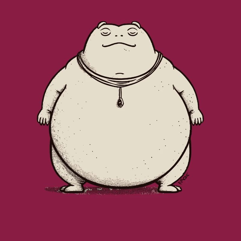 Big Thick Sumo Toad Frog, Sumo Wrestler