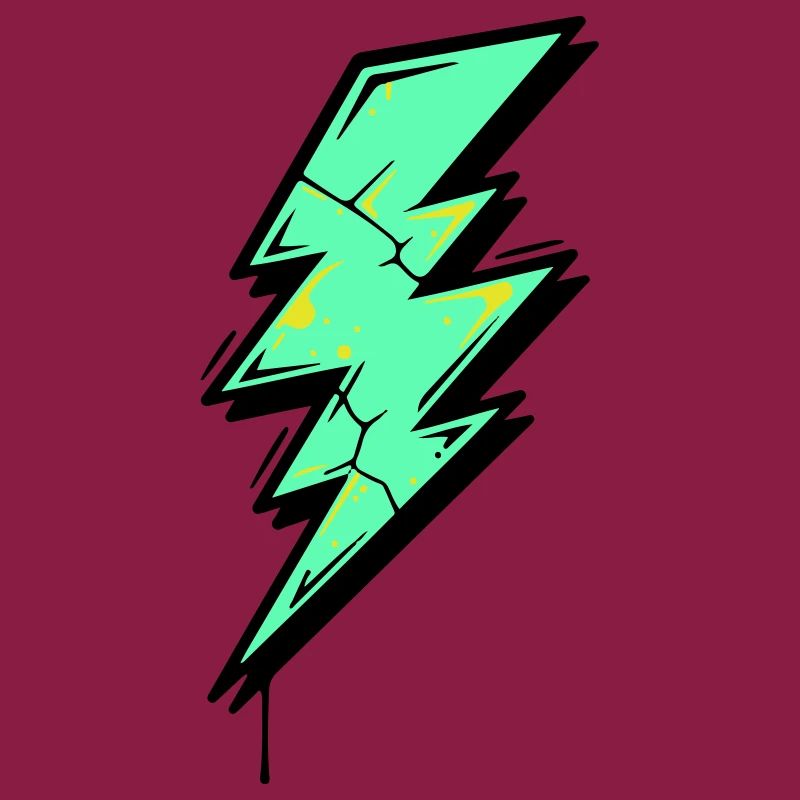 Style Éclair Éclair Abstrait