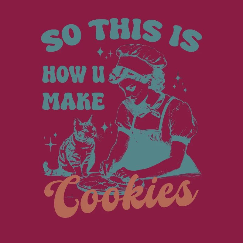 C’est donc comme ça que vous faites des biscuits chat mignon