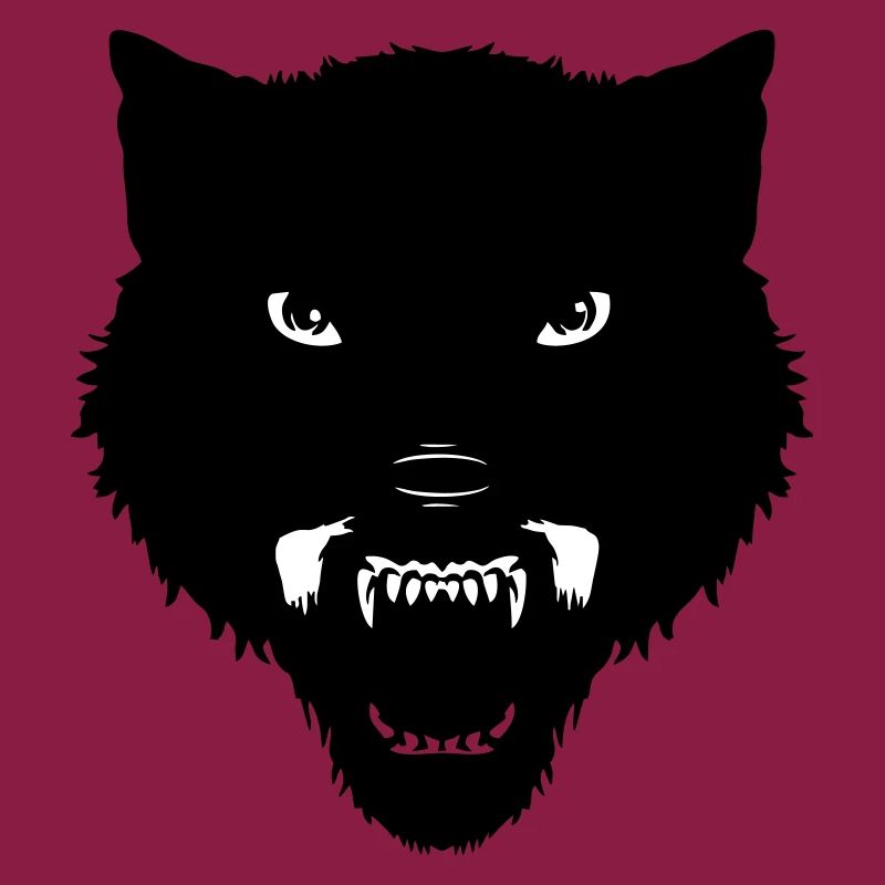 schwarzer Wolfskopf