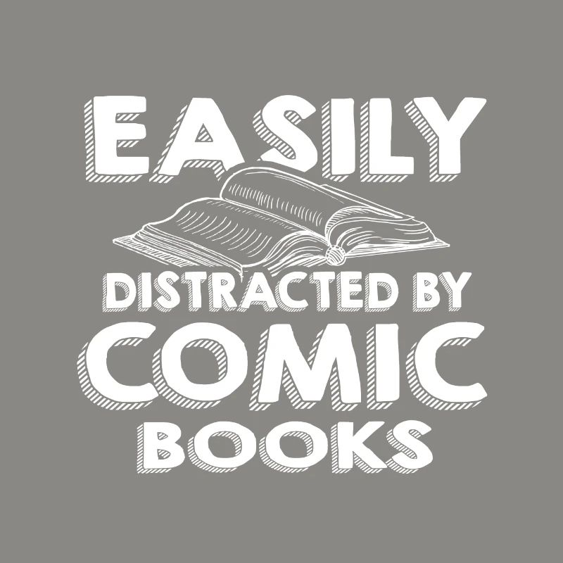 Comic Book Addict Gift Easily Distracted by Comic