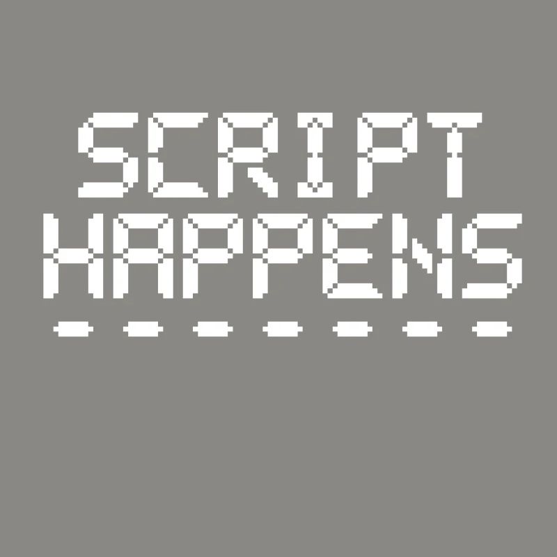 Computerprogrammierskript passiert Programmierer