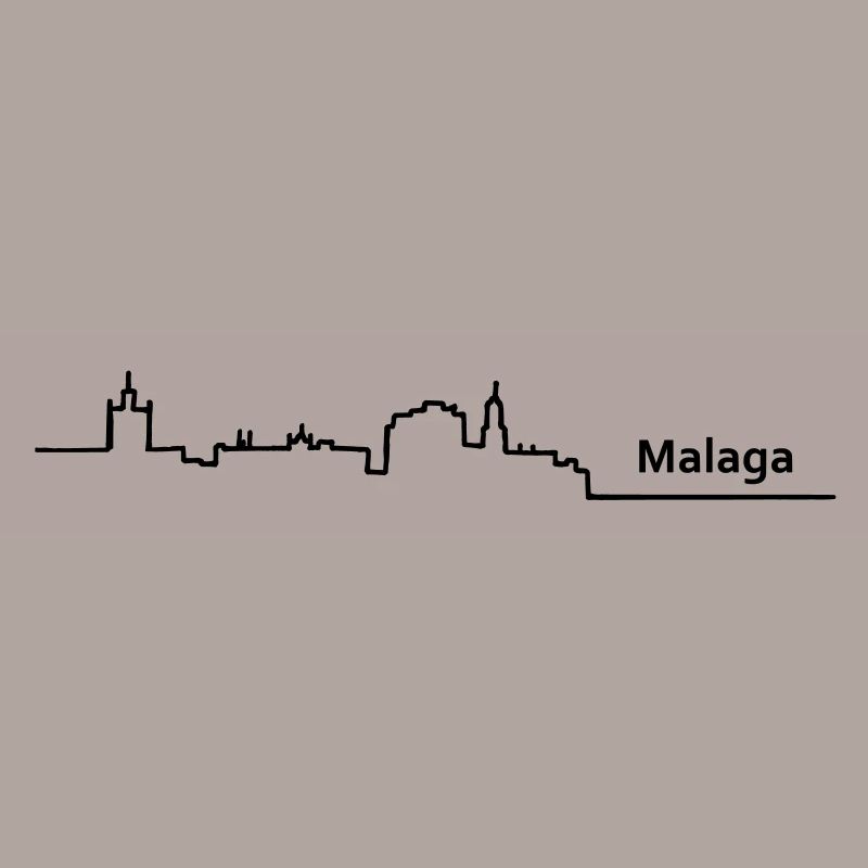 malaga skyline