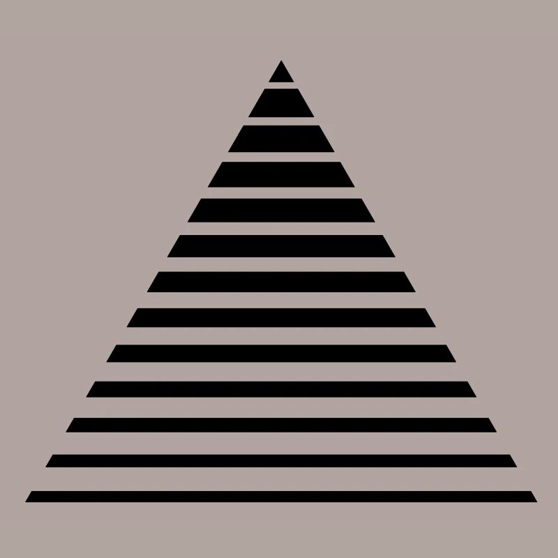 Triangle de lignes