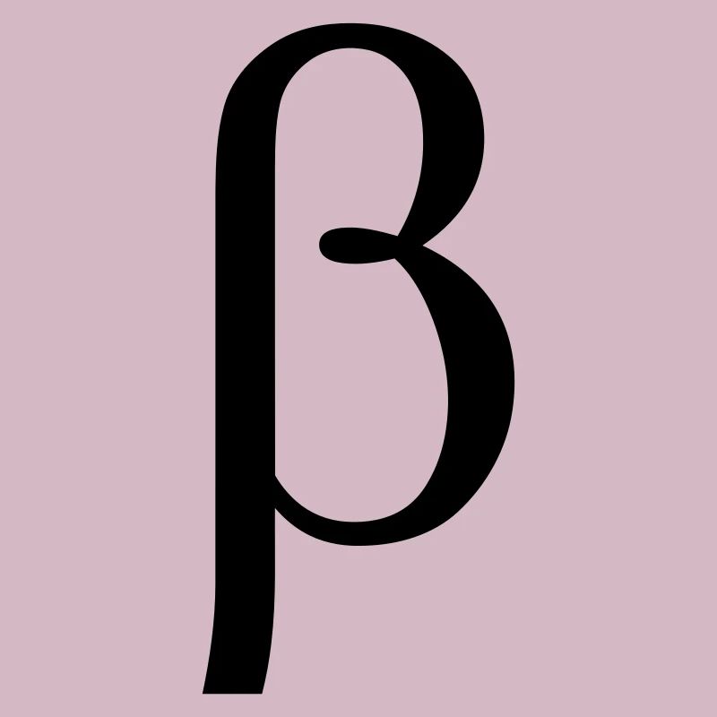 Beta griechischen Buchstaben