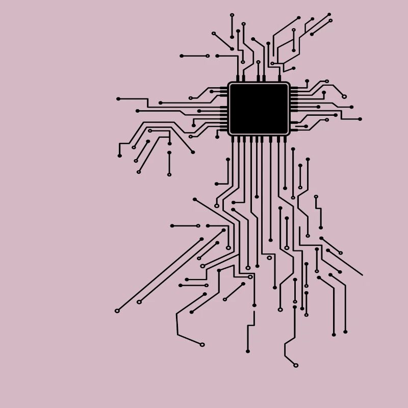 CPU Technology Nerd Computer Chip Programmer