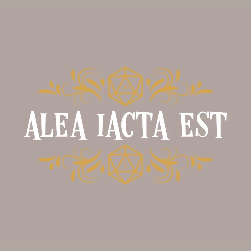 Alea Iacta Est Polyhedral D20 Dice