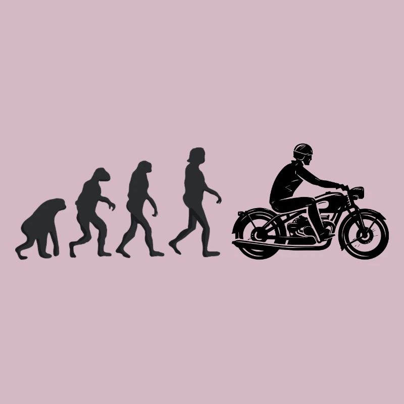 Biker - Human evolution
