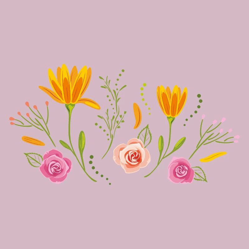 Blühende Blumen
