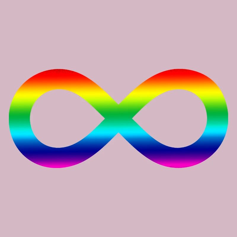 Unendlich Regenbogen