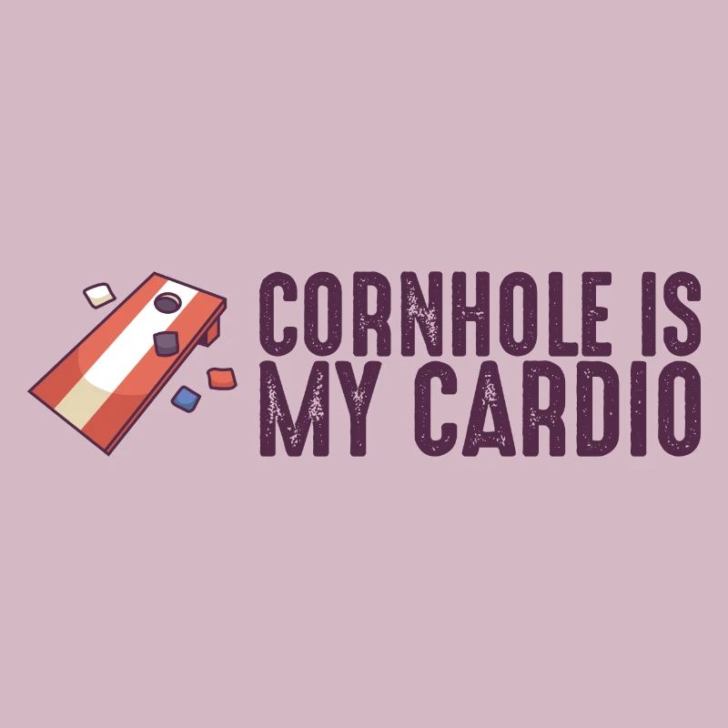 Cornhole est mon cardio cornhole sacs Cornhole