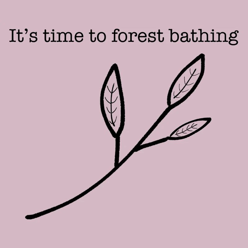 C’est l’heure du bain de forêt.