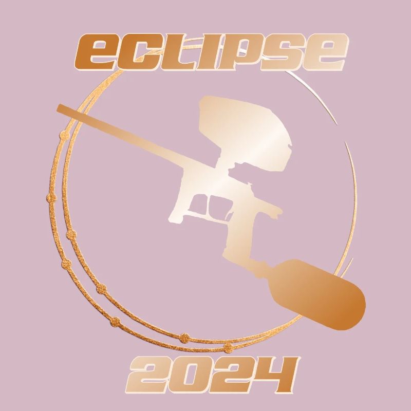 Eclipse 2024, with a paintball marker.