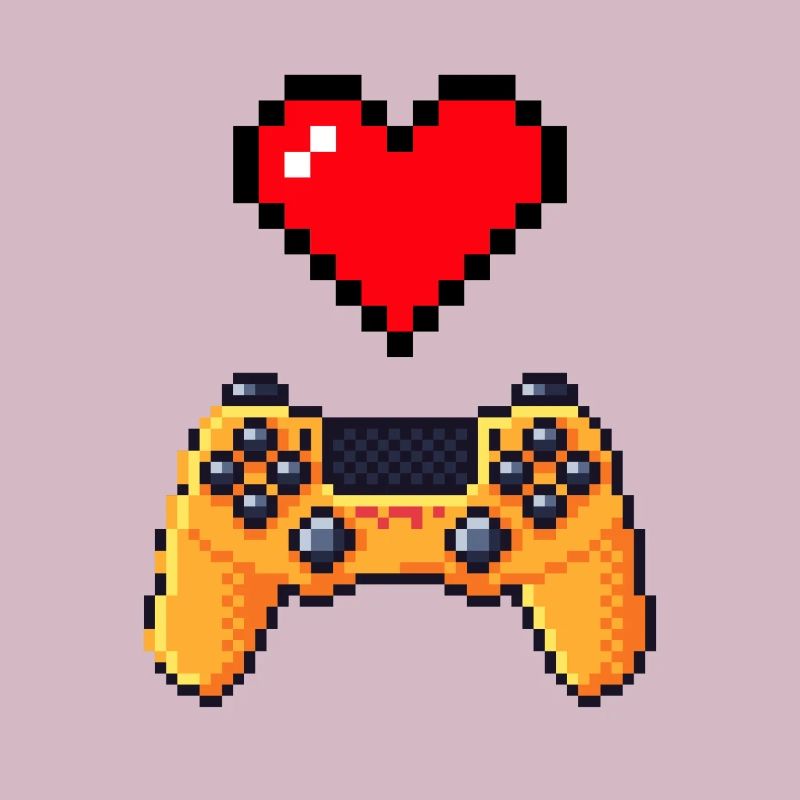 Retro-Gaming-Herzcontroller