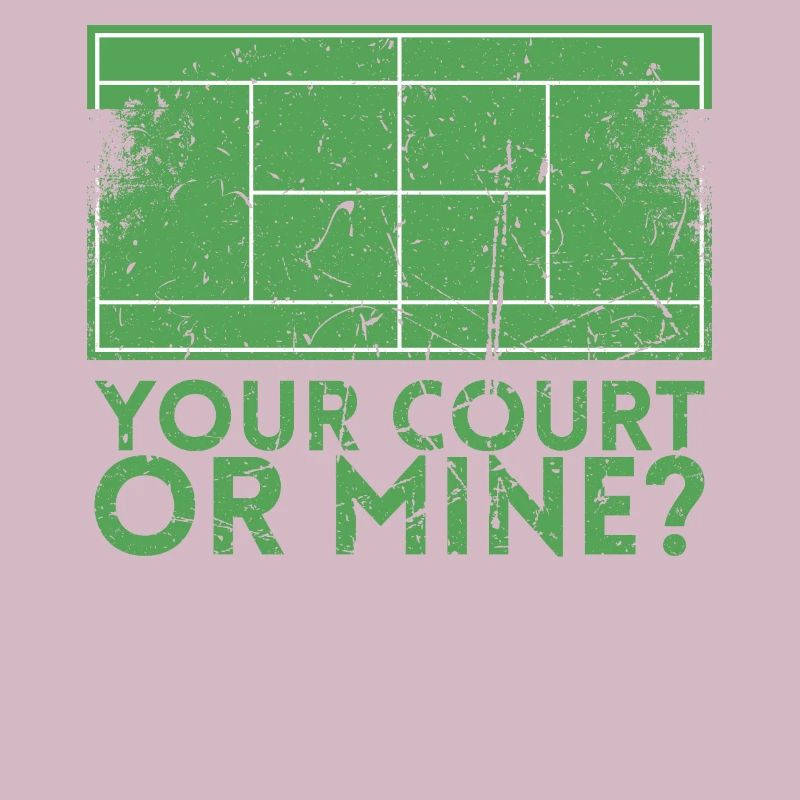 Ihr Platz- Oder Minendesign Für Tennisspieler Oder