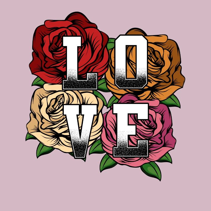 Déclaration de roses d'amour de l'idée de déclaration de déclaration d'amour