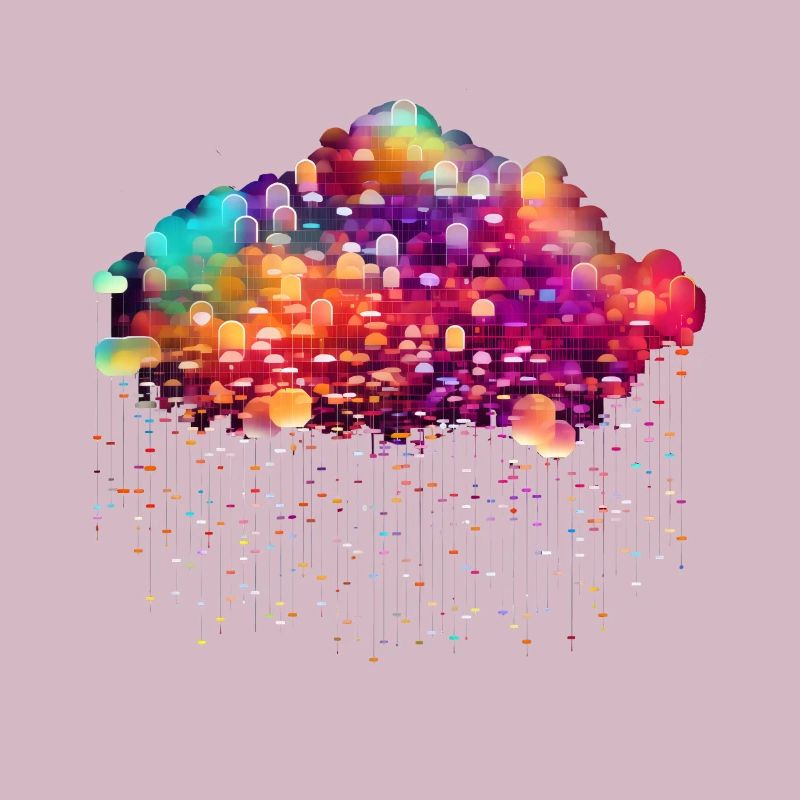 Cloud Computing Cyberpunk Developer IT Computer