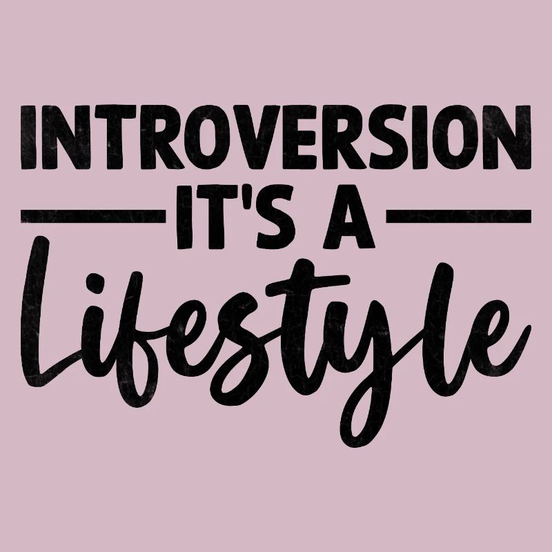 Introversion C’est un dicton de style de vie pour