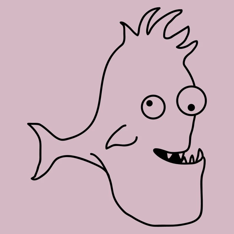 Stupid Crazy Comic Fish