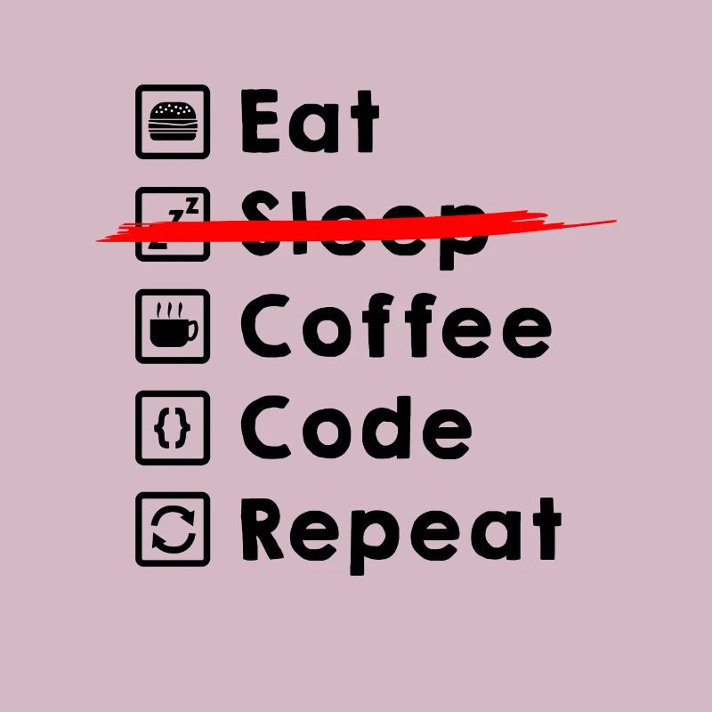 Eat Coffee Code Repeat