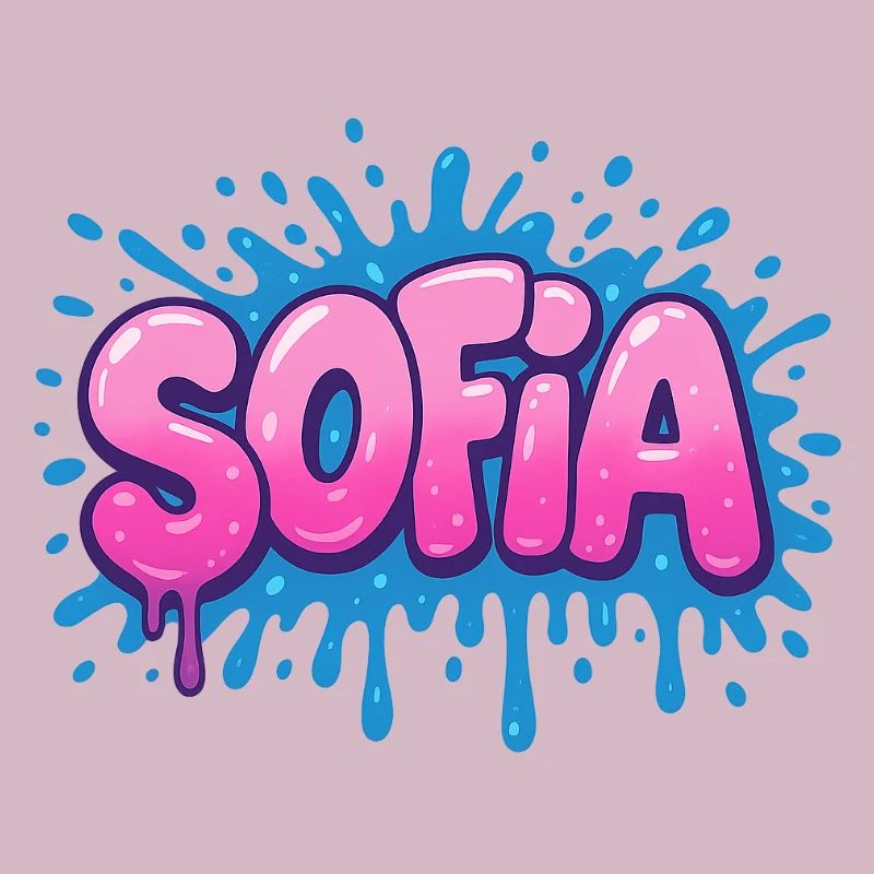 Graffiti SOFIA Name Gift Ideal Printable On