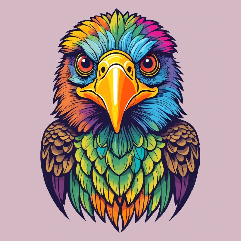 Bunter Adler