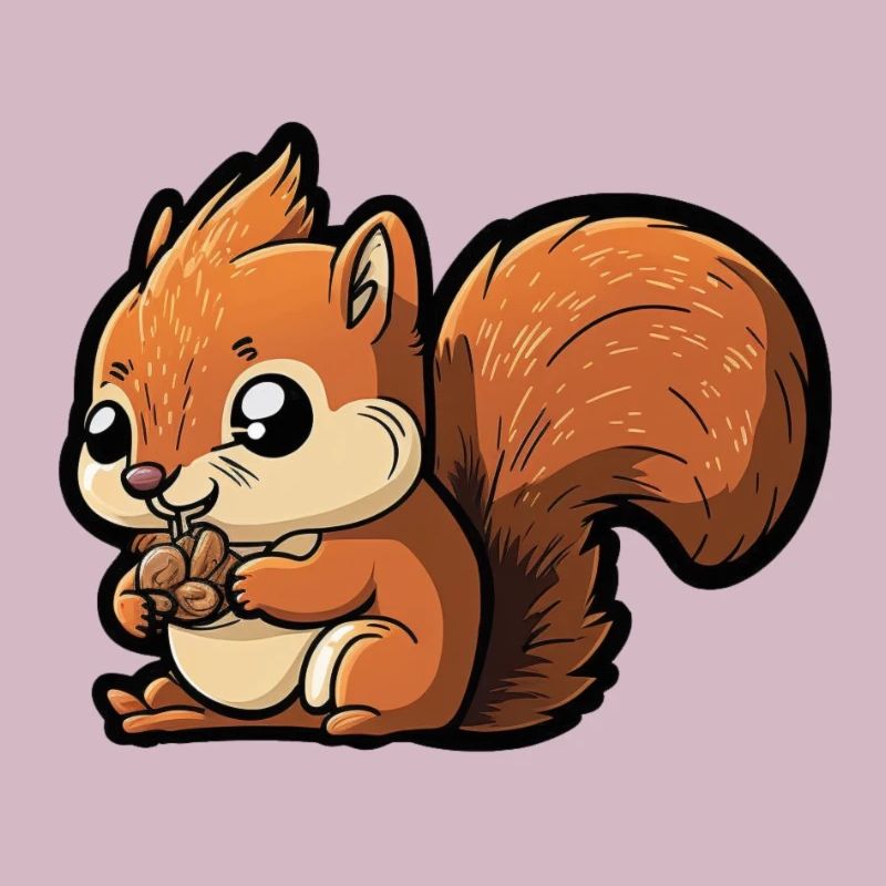 niedliches Eichhörnchen
