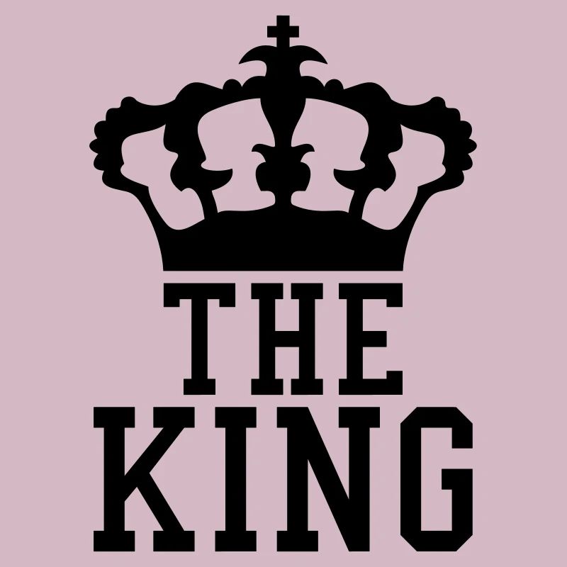 La conception de la couronne du roi textlogo refro