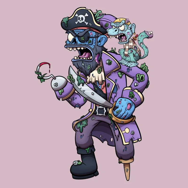 Zombie Pirate Captain