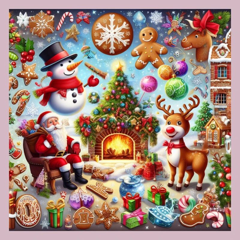 Weihnachtsmärchen-Collage