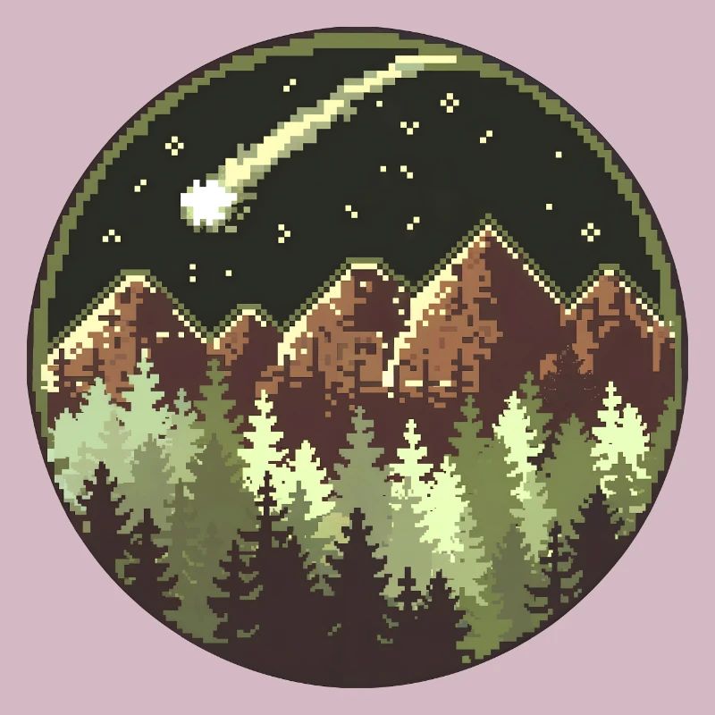 Forêt de pixels