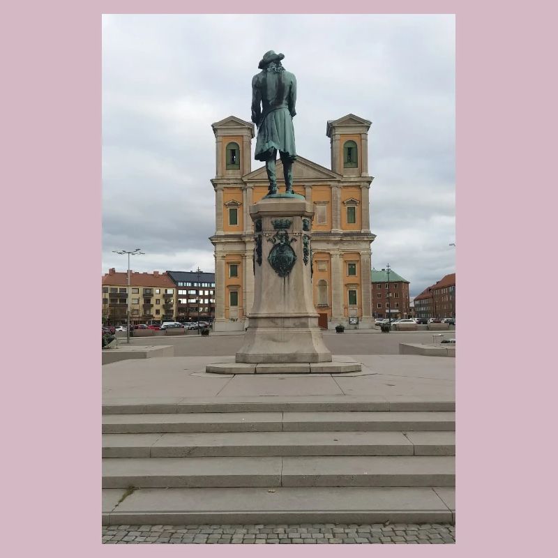 Le roi devant l’église de Frédéric