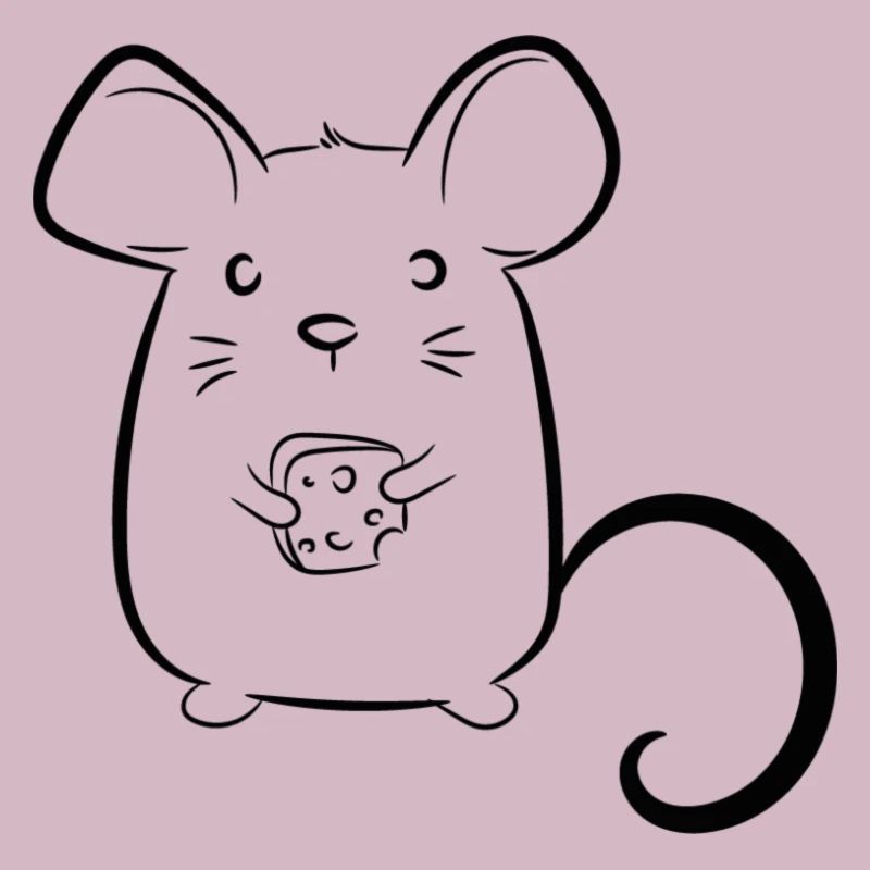 Maus mit Käse