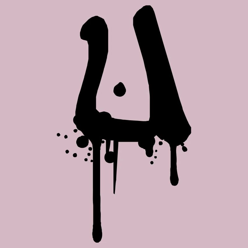 Graffiti U gouttes Farbklex spray
