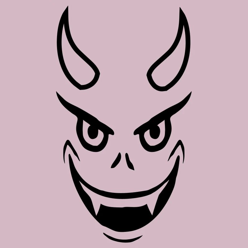 Face Evil Devil Design