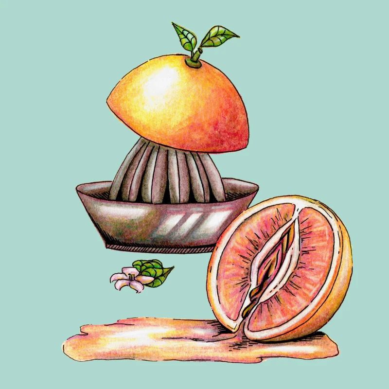 Vulva Grapefruit
