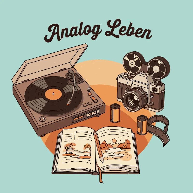 Analog Leben Retro Technik & Natur