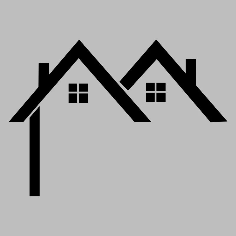 Wohngebiet Logo Häuser