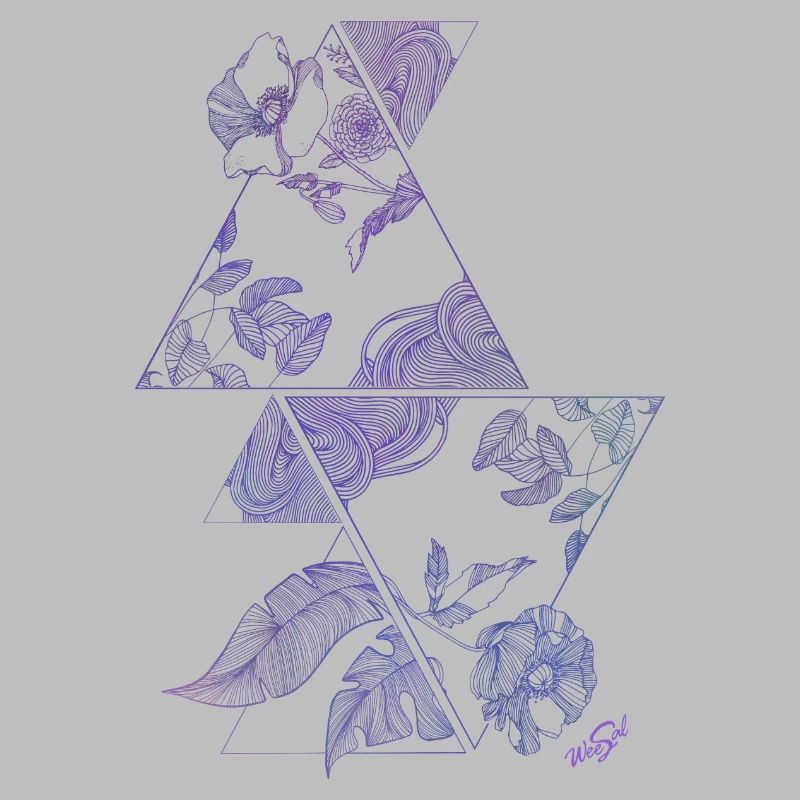 fleurs de triangles