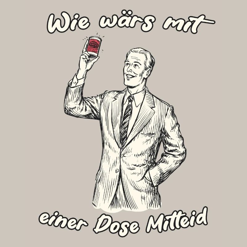 Retro Werbespruch Illustration