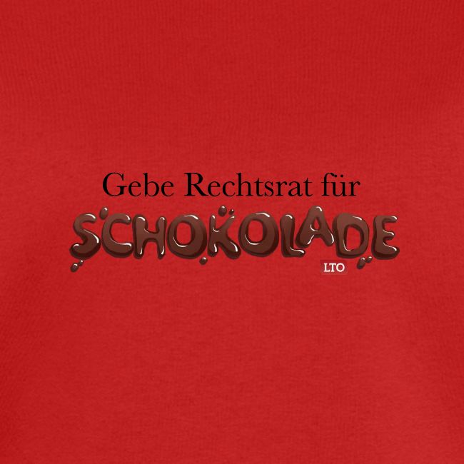 Gebe Rechtsrat für Schokolade