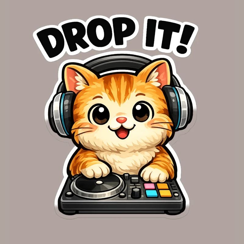 Drop It DJ-Katze