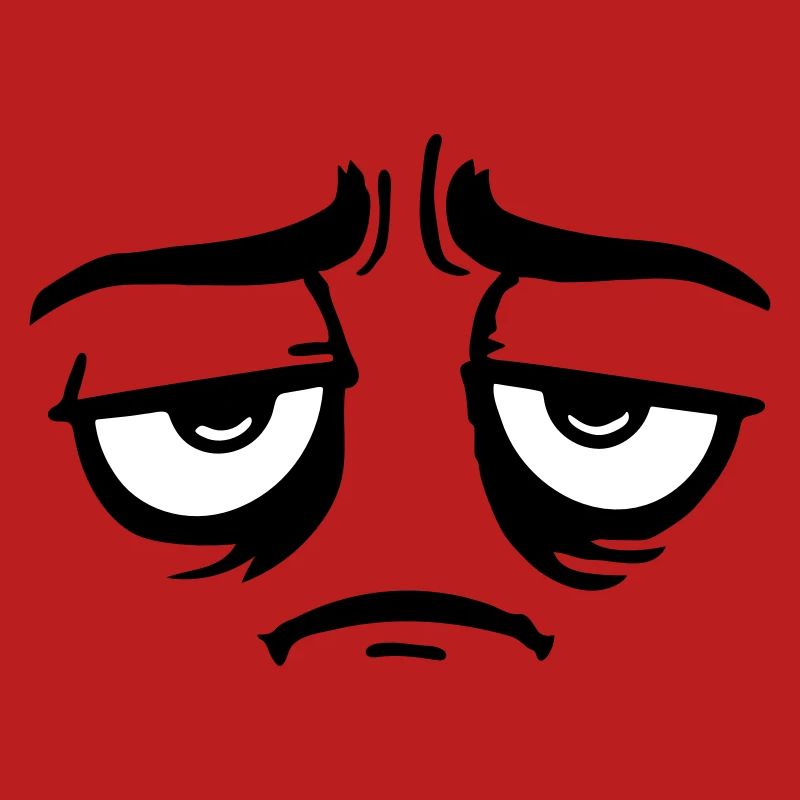 Grumpy sad disappointed face funny