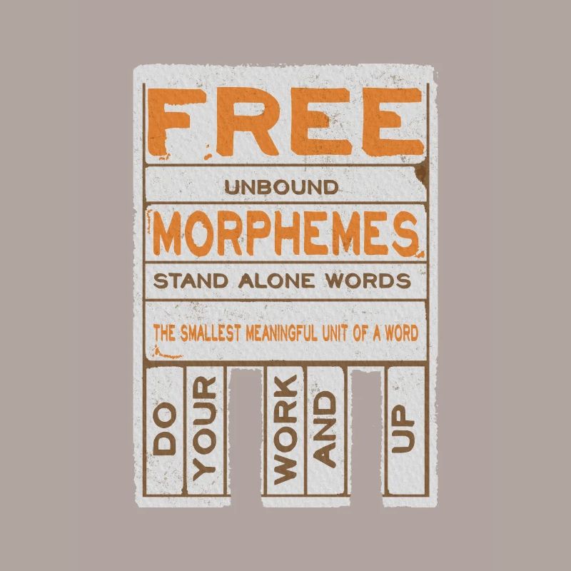 Morphèmes libres drôles alphabétisation structurée