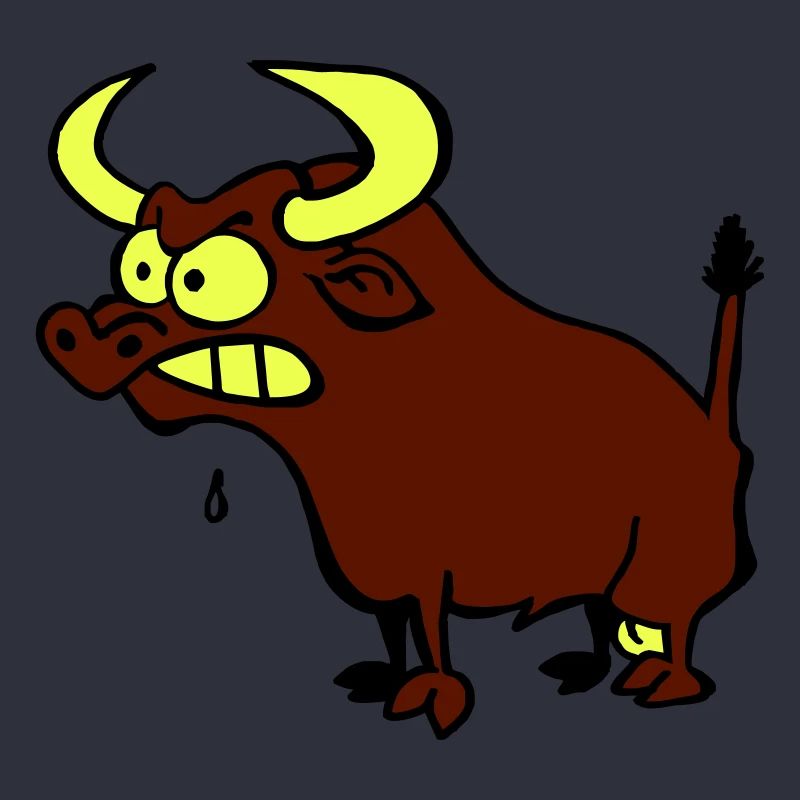 Wütender Stier