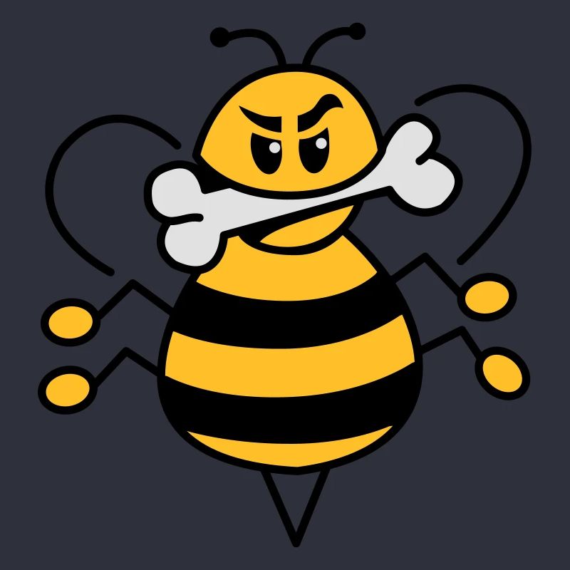 Bee with bone 1